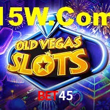 Welcome Bonus Bet45